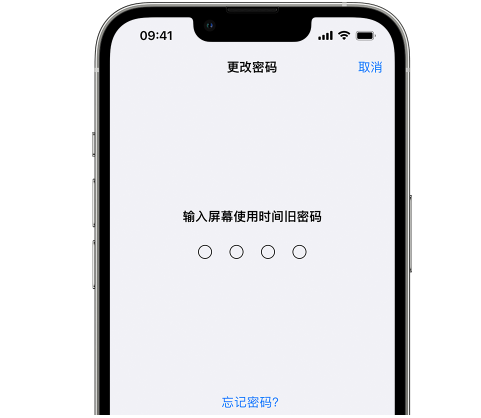 东宁iPhone屏幕维修分享iPhone屏幕使用时间密码忘记了怎么办 