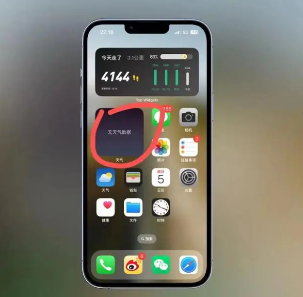 东宁苹果手机维修分享:iOS16主屏幕天气小组件无法正常工作怎么办？ 