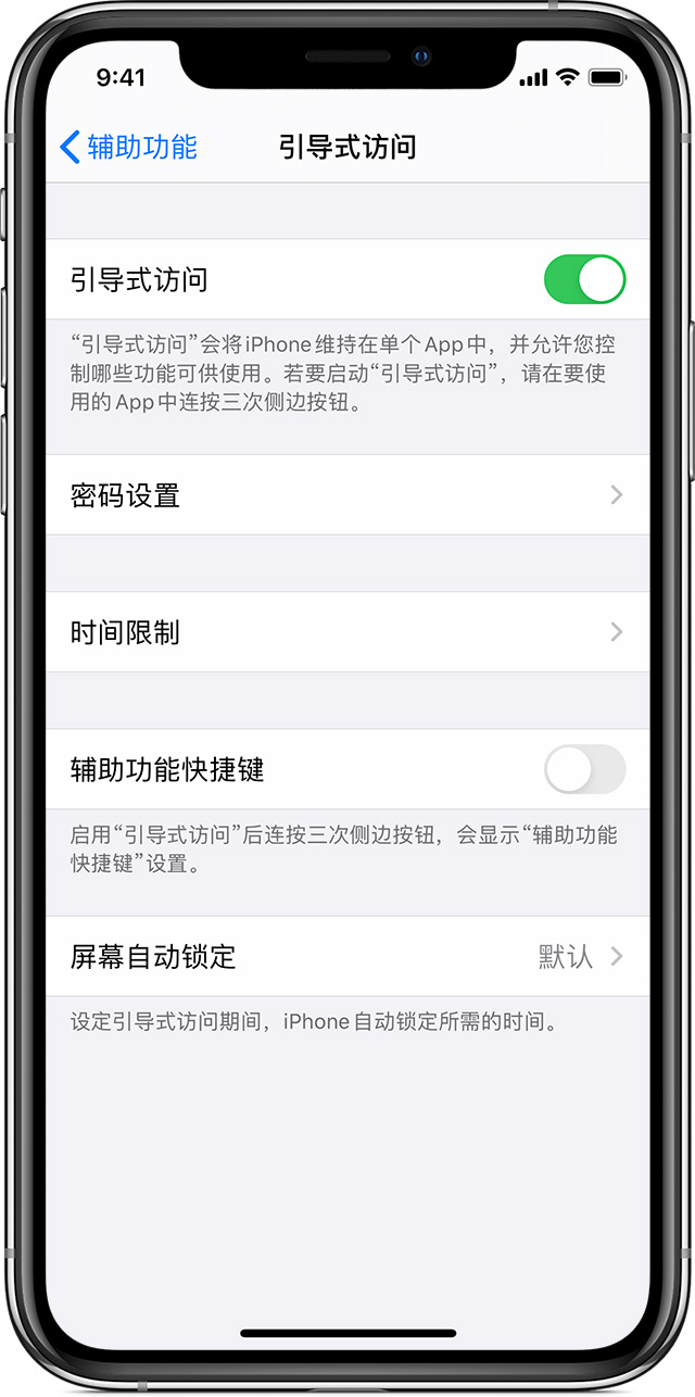 东宁苹果手机维修分享如何在 iPhone 上退出引导式访问 