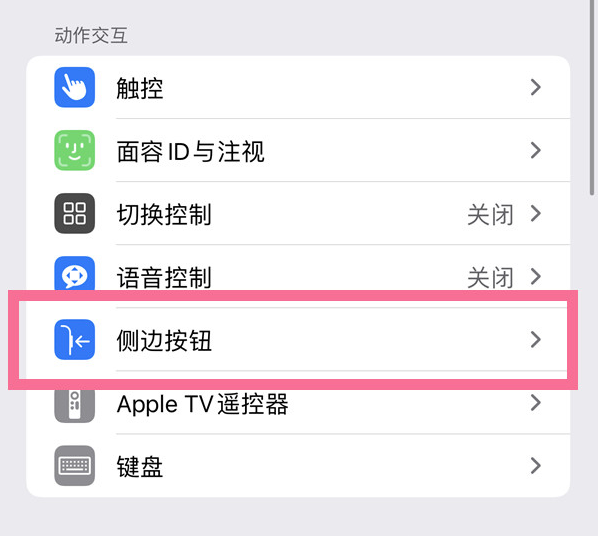 东宁苹果14维修店分享iPhone14 Plus侧键双击下载功能关闭方法 