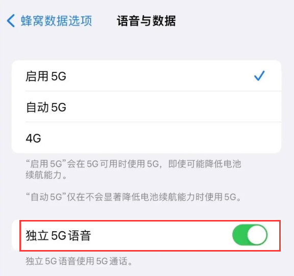 东宁苹果14维修分享iPhone 14 Pro如何开启VoNR 