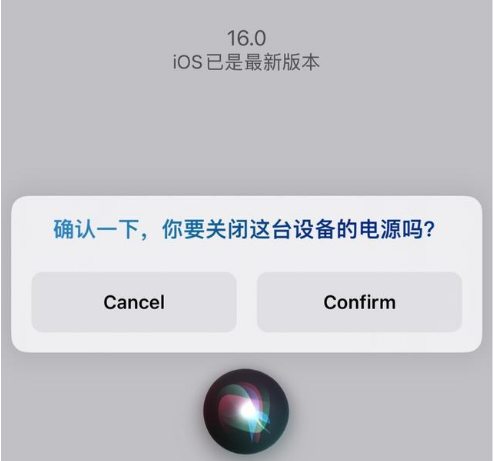 东宁苹果手机维修分享iOS 16 Beta5为什么要取消Siri语音关机功能 