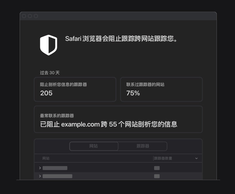 东宁苹果手机维修分享如何在 Safari 浏览器中查看和打开隐私报告 
